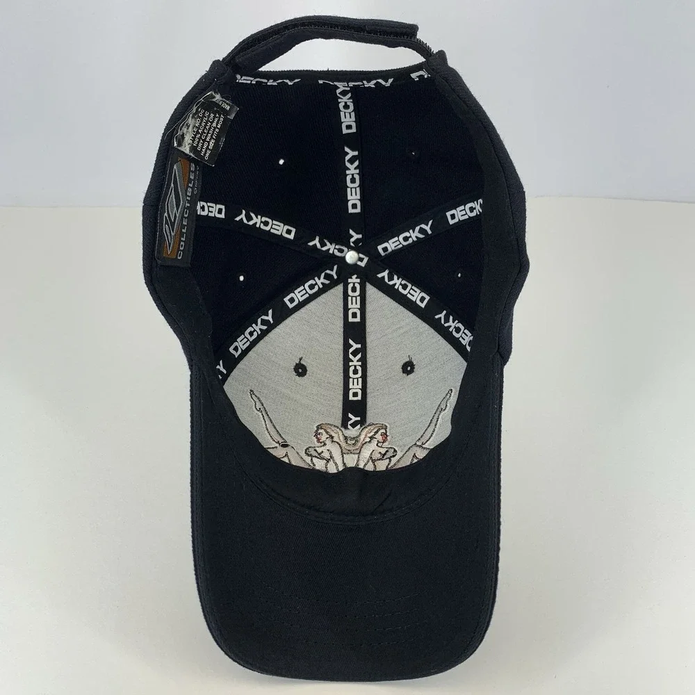 DECKY DCI Collectibles Black Hat with Girls Adjustable OSFM Acrylic Baseball Cap